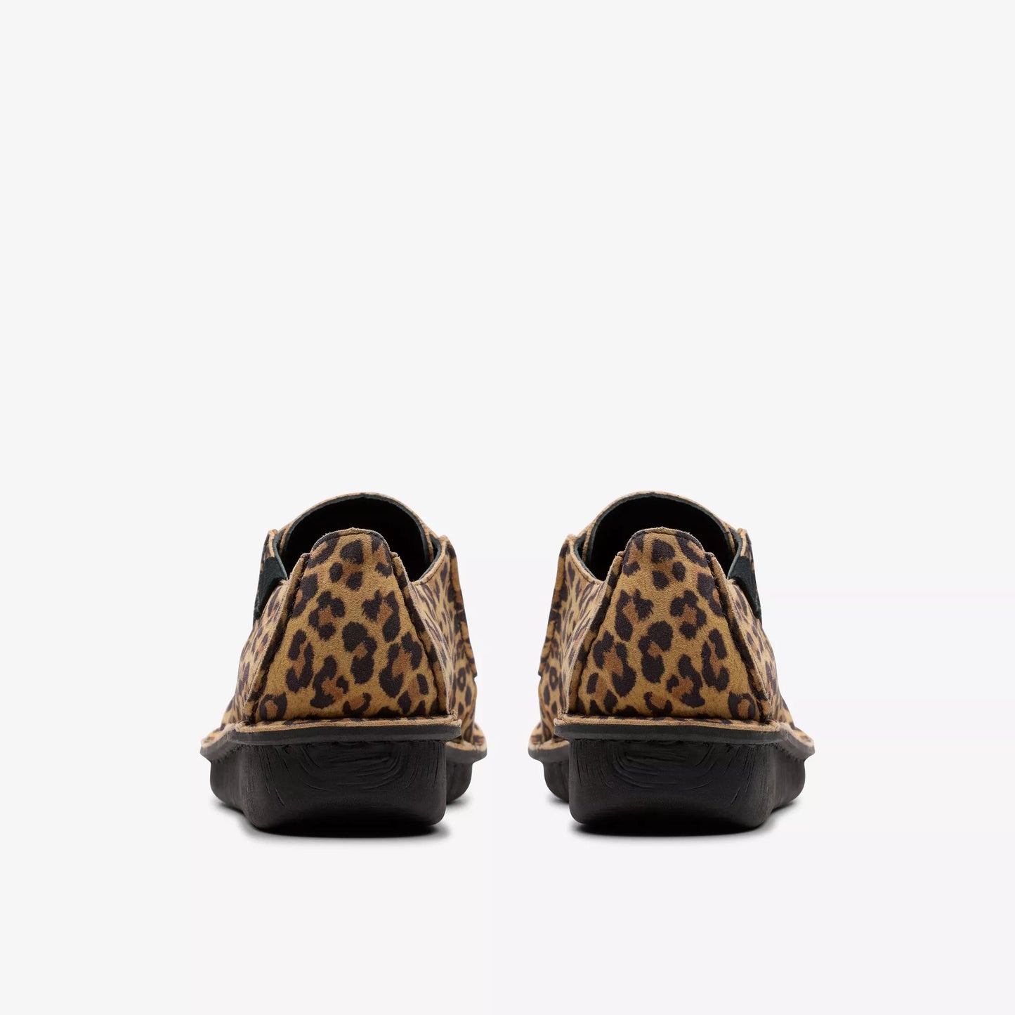 CLARKS | CASUAL SHOES | WOMEN'S | FUNNY DREAM LEOPARD SUEDE | ANIMAL PRINT