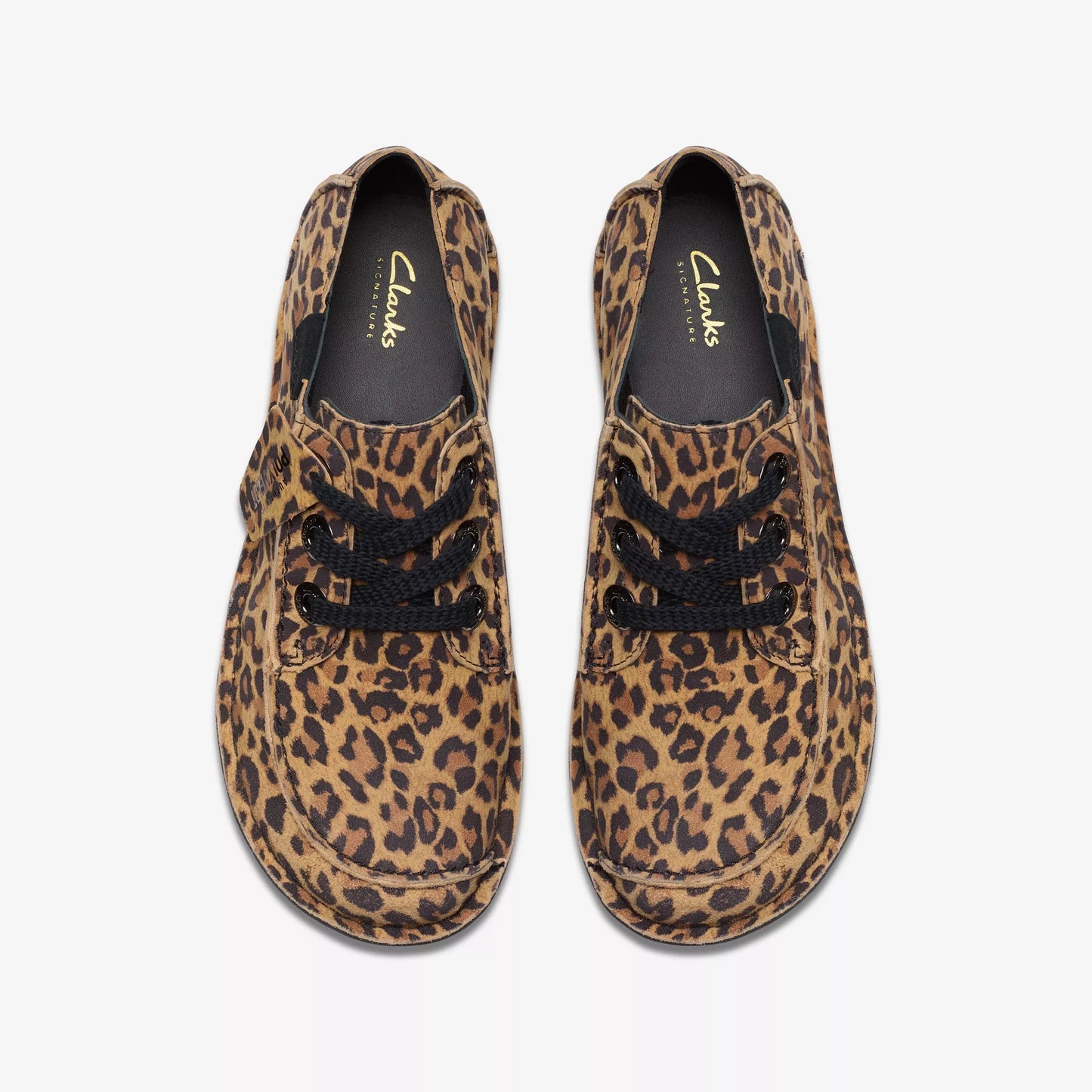 CLARKS | CASUAL SHOES | WOMEN'S | FUNNY DREAM LEOPARD SUEDE | ANIMAL PRINT