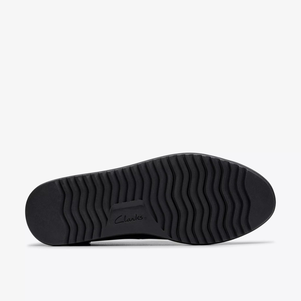 CLARKS Zylah SKY Black Leather: zwart loafers voor dames