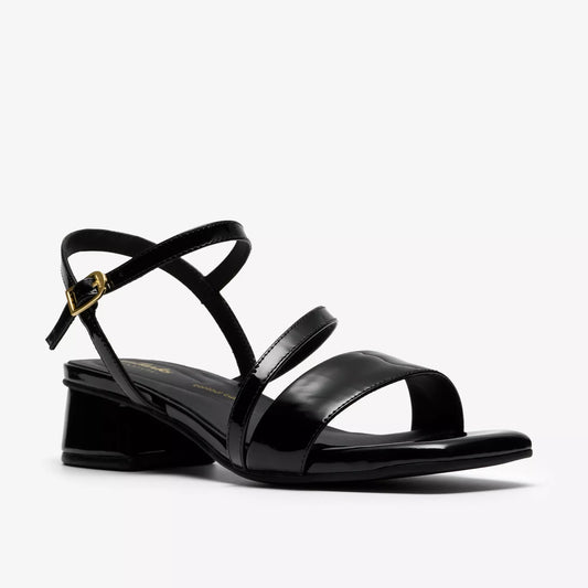CLARKS | SANDALIAS | MUJER | SERINA35 STRAP BLACK PAT | NEGRO