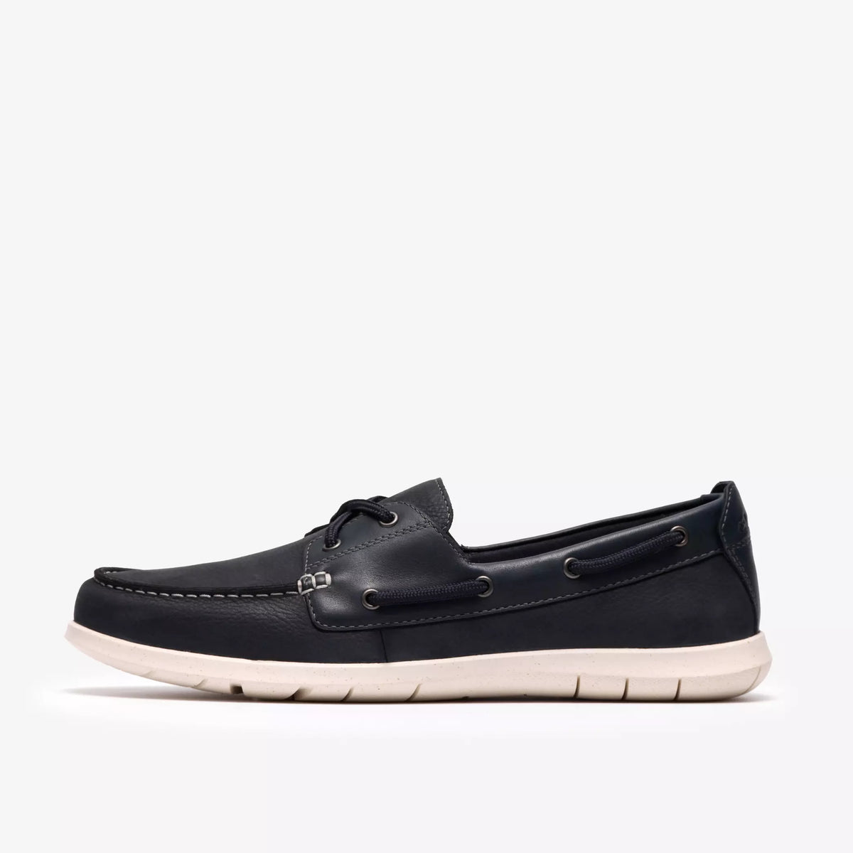 CLARKS Flexway 2EYE NAVY Nubuck: синій кросівки для чоловіків