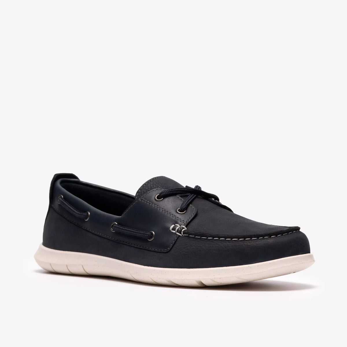 CLARKS Flexway 2EYE NAVY Nubuck: синій кросівки для чоловіків