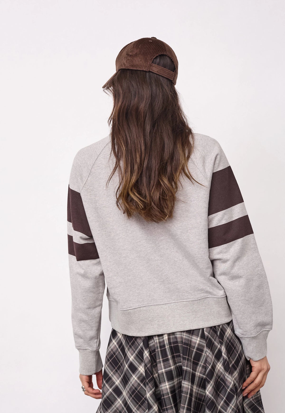 COCOUTURE Eriscc College Sweat GREY Melange: gris pull pour femme