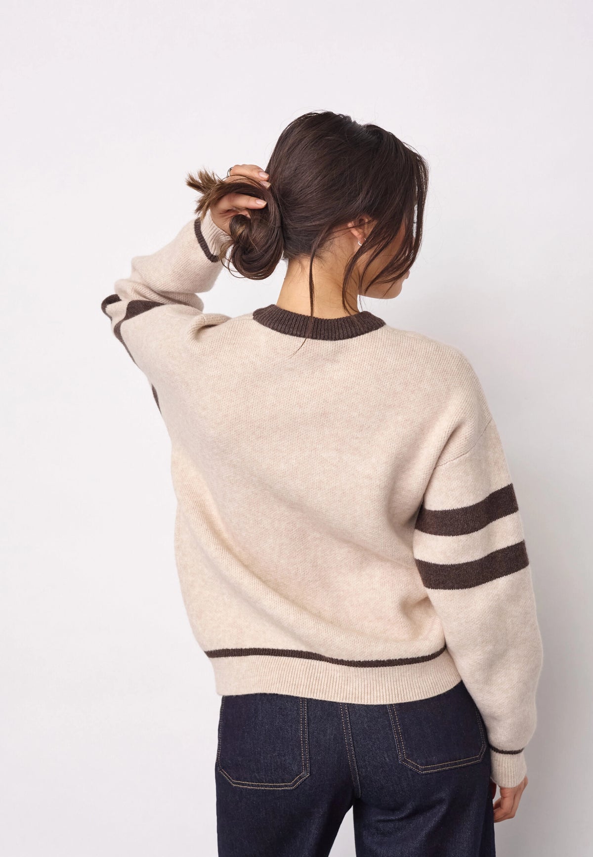 COCOUTURE Rowcc COCO LOGO KNIT Creme: ホワイト ニット レディース