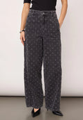 COCOUTURE Derricc DOT Jeans MID GREY: grey trousers for women