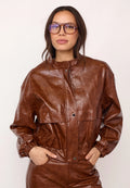 COCOUTURE Richacc Bomber Cognac: marron veste pour femme