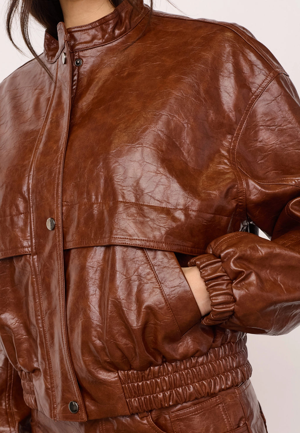 COCOUTURE Richacc Bomber Cognac: marron veste pour femme