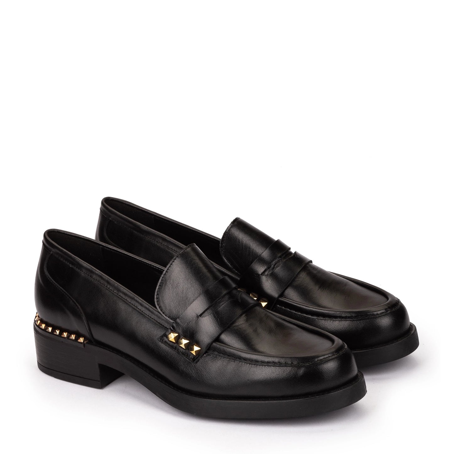 PEDRO MIRALLES | WOMEN'S LOAFERS | 28091 SIERRA ANTIK BLACK BR3GT | BLACK