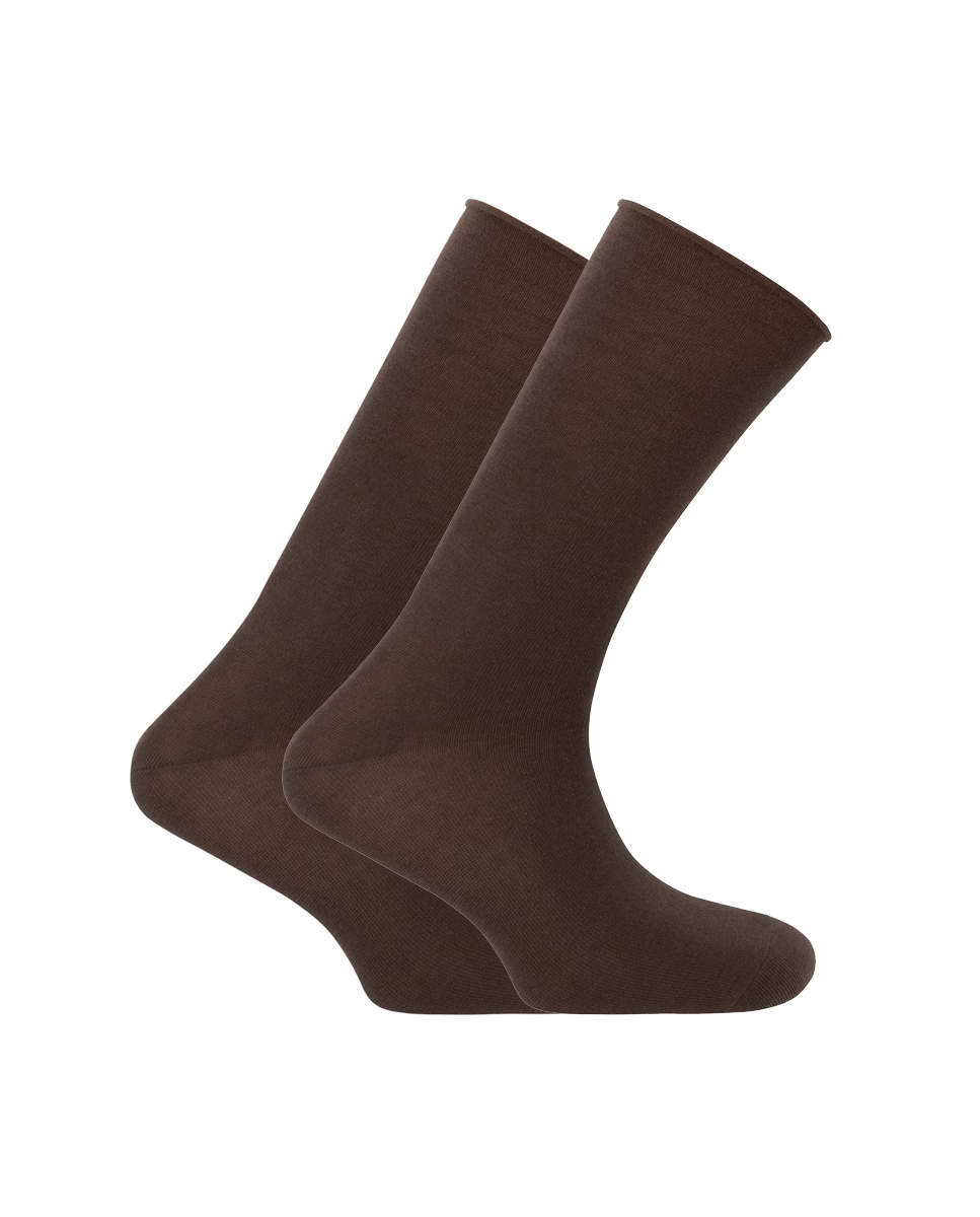 PUNTO BLANCO | MEN'S SOCKS | LAMBSWOOL | BROWN