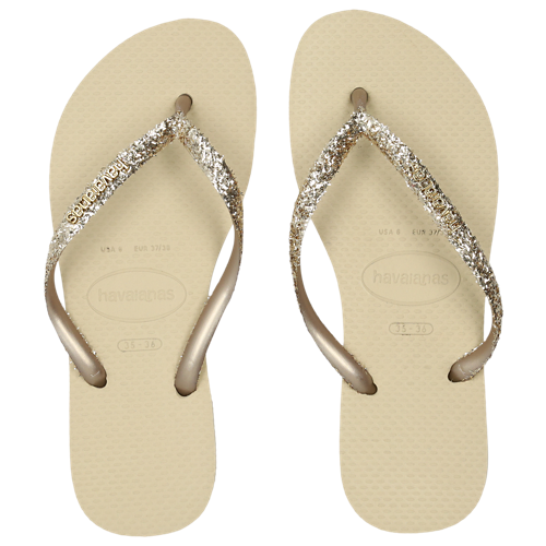 HAVAIANAS | CHANCLAS | MUJER | SLIM GLITTER II SAND GREY | BEIGE