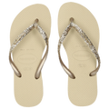 HAVAIANAS | CHANCLAS | MUJER | SLIM GLITTER II SAND GREY | BEIGE