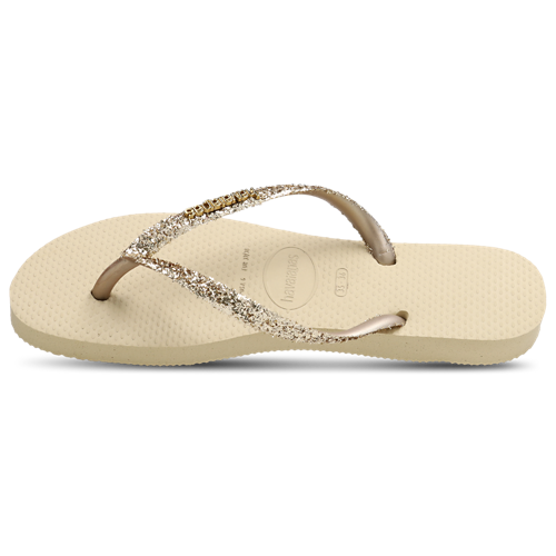 HAVAIANAS | CHANCLAS | MUJER | SLIM GLITTER II SAND GREY | BEIGE