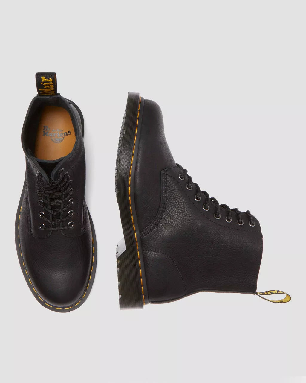 DR MARTENS | UNISEX BOOTS | 1460 PASCAL BLACK AMBASSADOR BLACK | BLACK