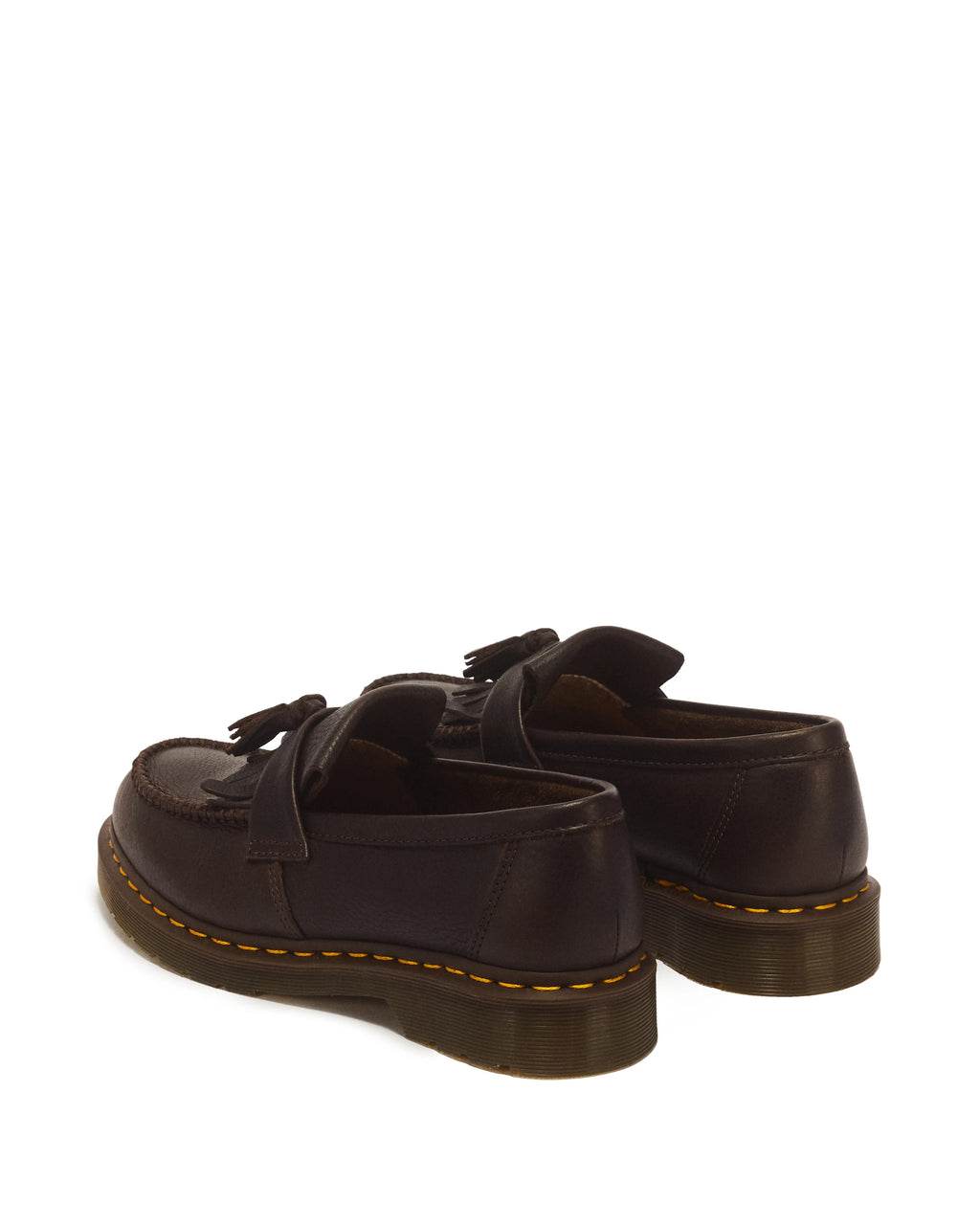 DR. MARTENS Adrian YS Ambassador DARK Brown: marron mocassins unisexe