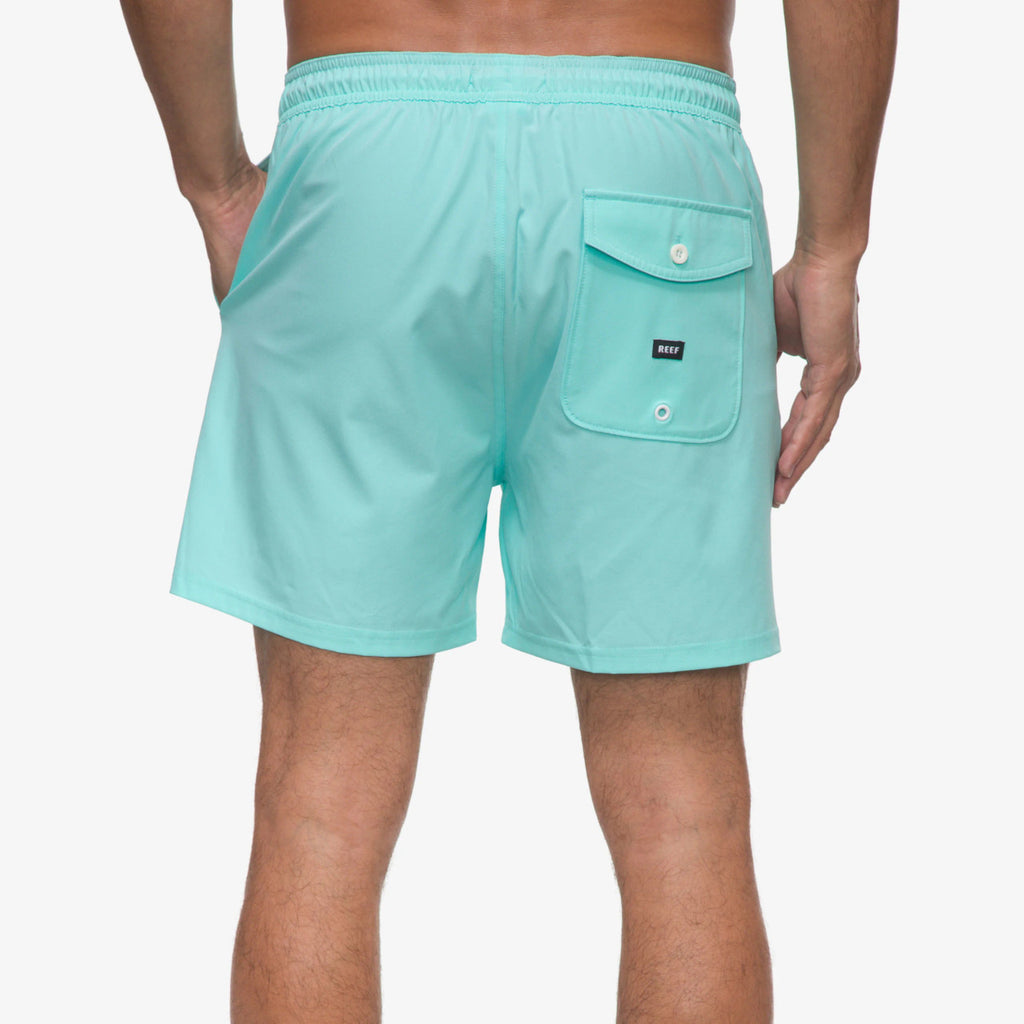 REEF Medford Hybrid Short Aruba BLUE: أزرق bañador للرجال