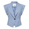 COCOUTURE | CHAQUETAS | MUJER | KIANACC PIN VEST PALE BLUE | AZUL