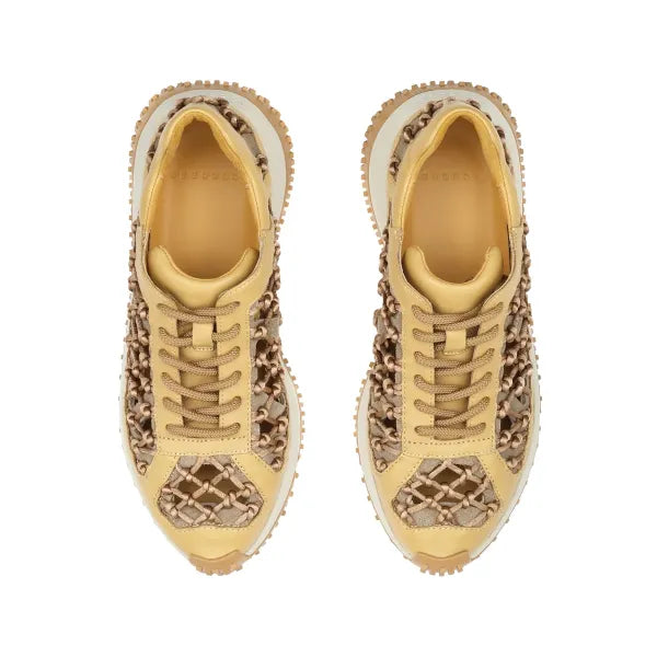 4CCCCEES | SNEAKERS DE VESTIR | MUJER | KAPOK LINK | BEIGE