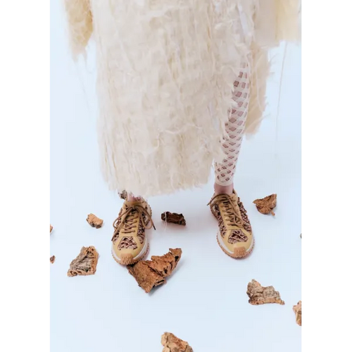 4CCCCEES | SNEAKERS DE VESTIR | MUJER | KAPOK LINK | BEIGE