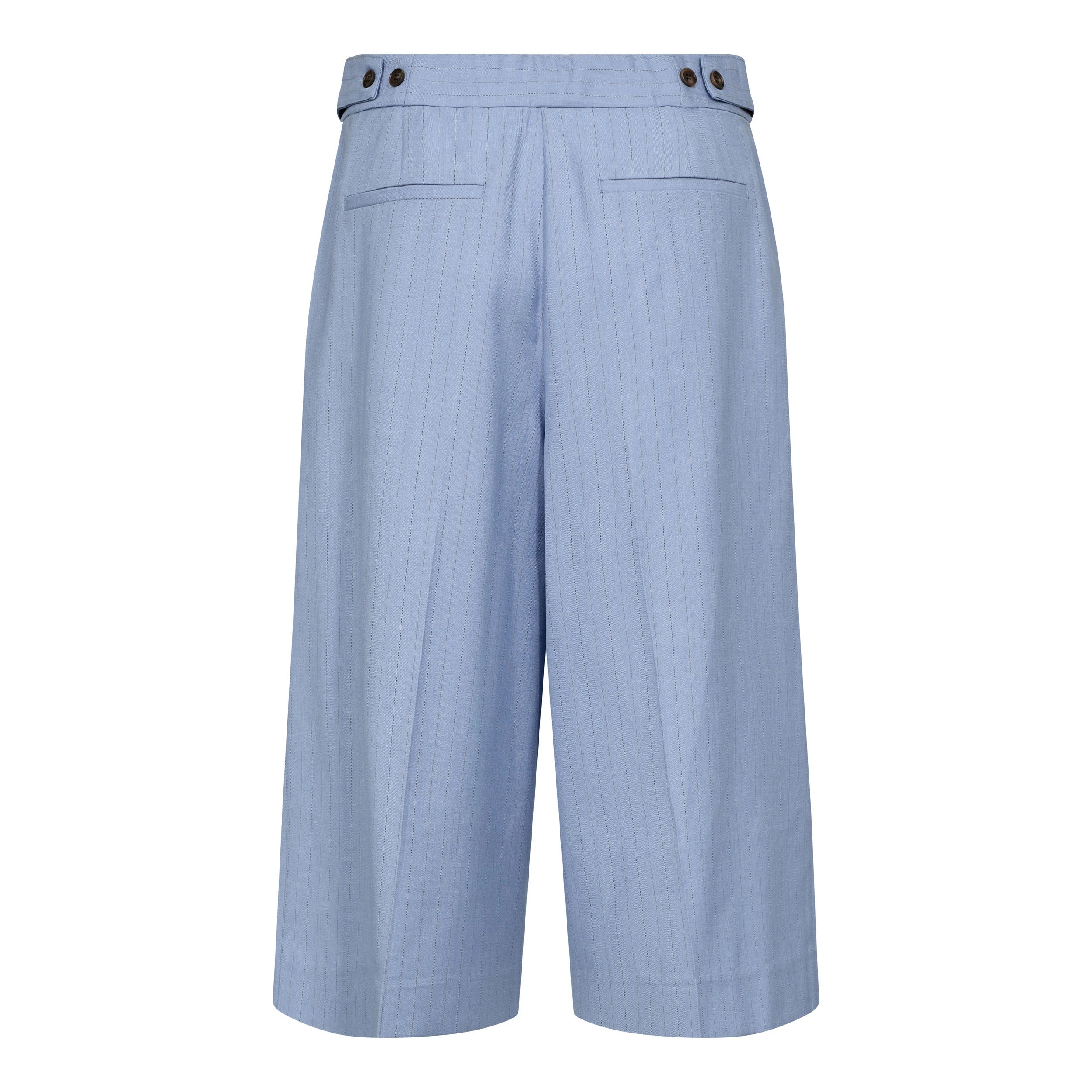 COCOUTURE | PANTALONES CORTOS | MUJER | KIANACC PIN PLEAT BERMUDA PALE BLUE | AZUL