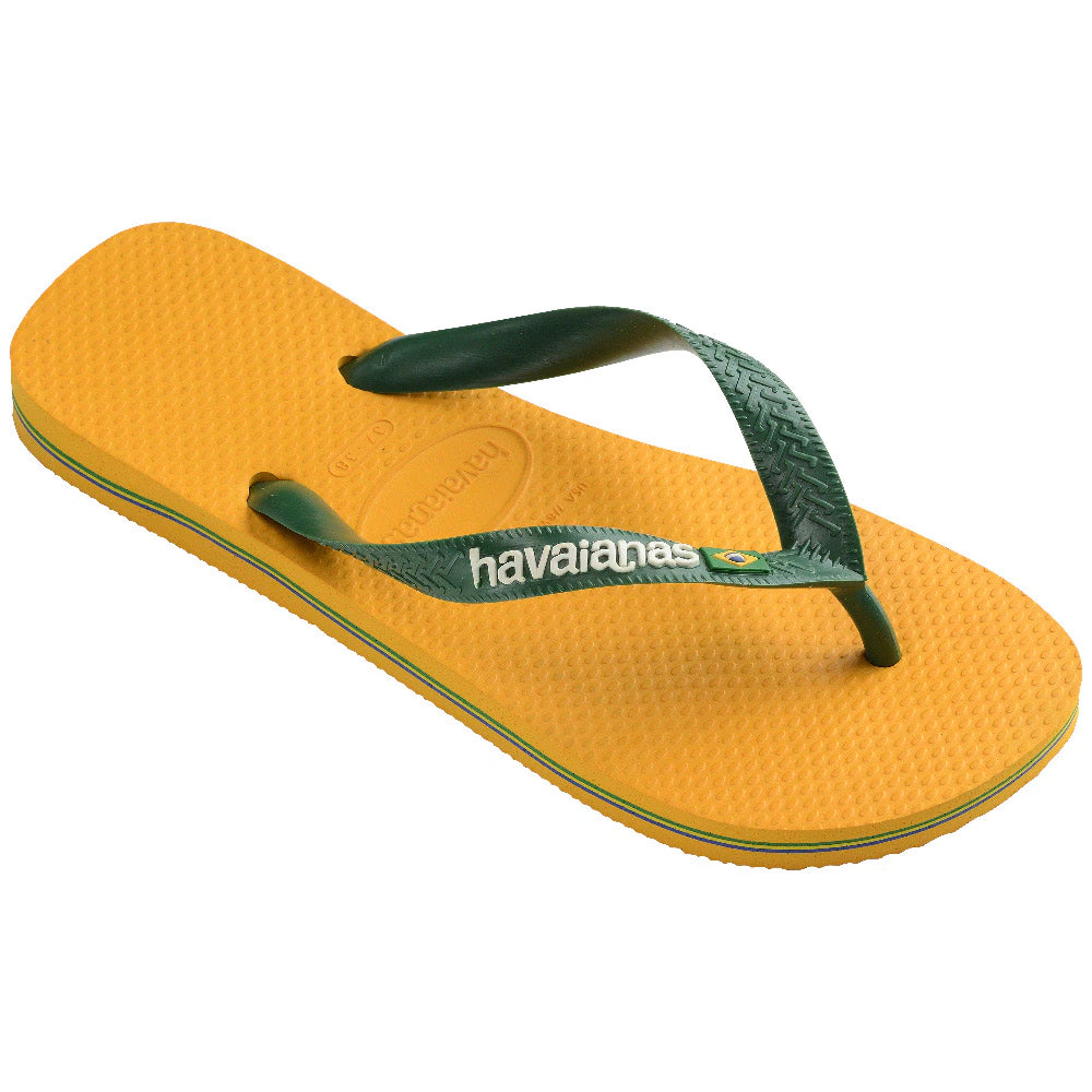 HAVAIANAS | CHANCLAS | UNISEX | BRASIL LOGO POP/YELLOW | AMARILLO