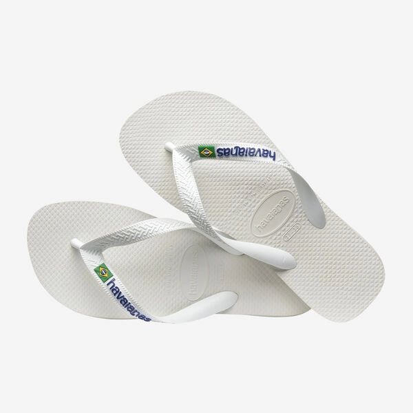 HAVAIANAS | SANDALIAS | NIÑO | BRASIL LOGO BLANCO | BLANCO