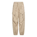 COCOUTURE Diddicc Cargo DOT PANT BONE: beige bukser til kvinder