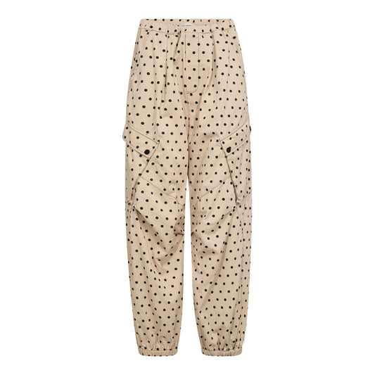 COCOUTURE | PANTALONES | MUJER | DIDDICC CARGO DOT PANT BONE | BEIGE