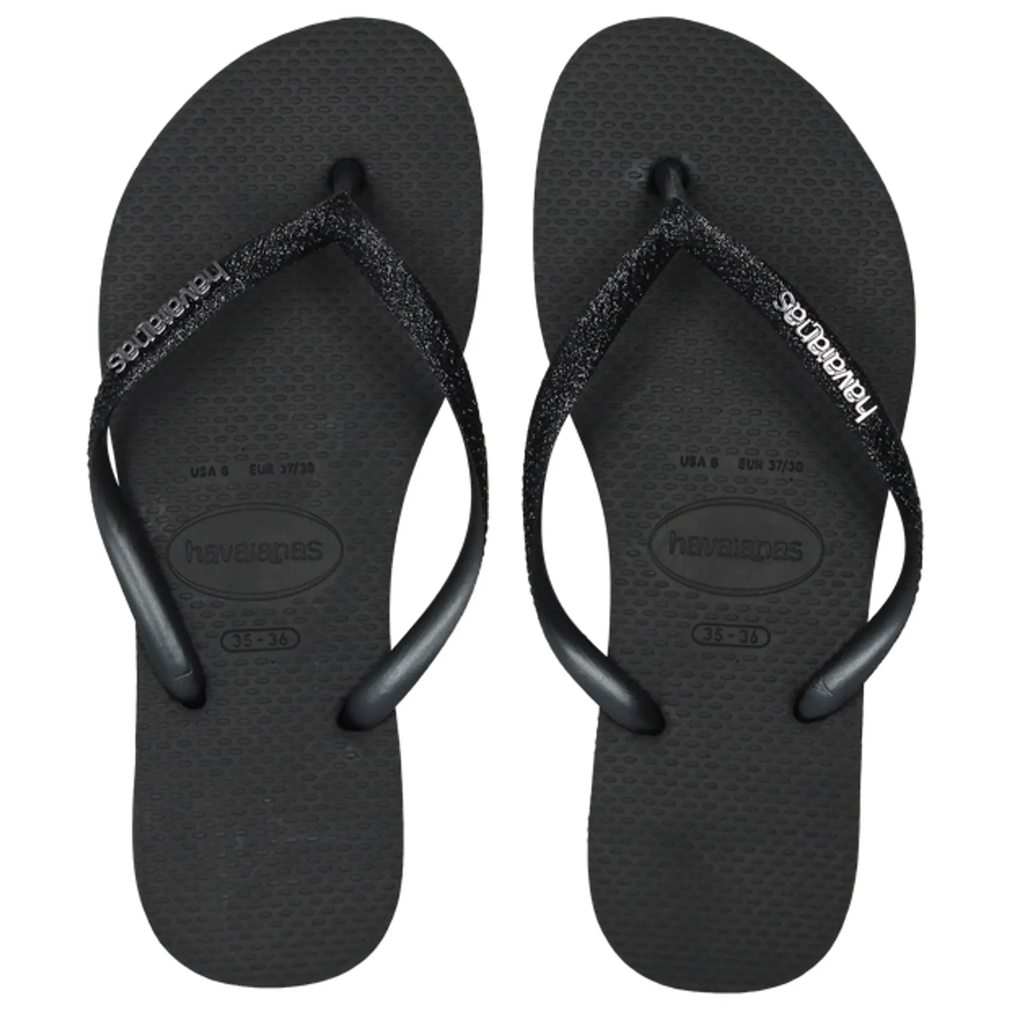 HAVAIANAS | CHANCLAS | MUJER | SLIM GLITTER II BLACK | NEGRO