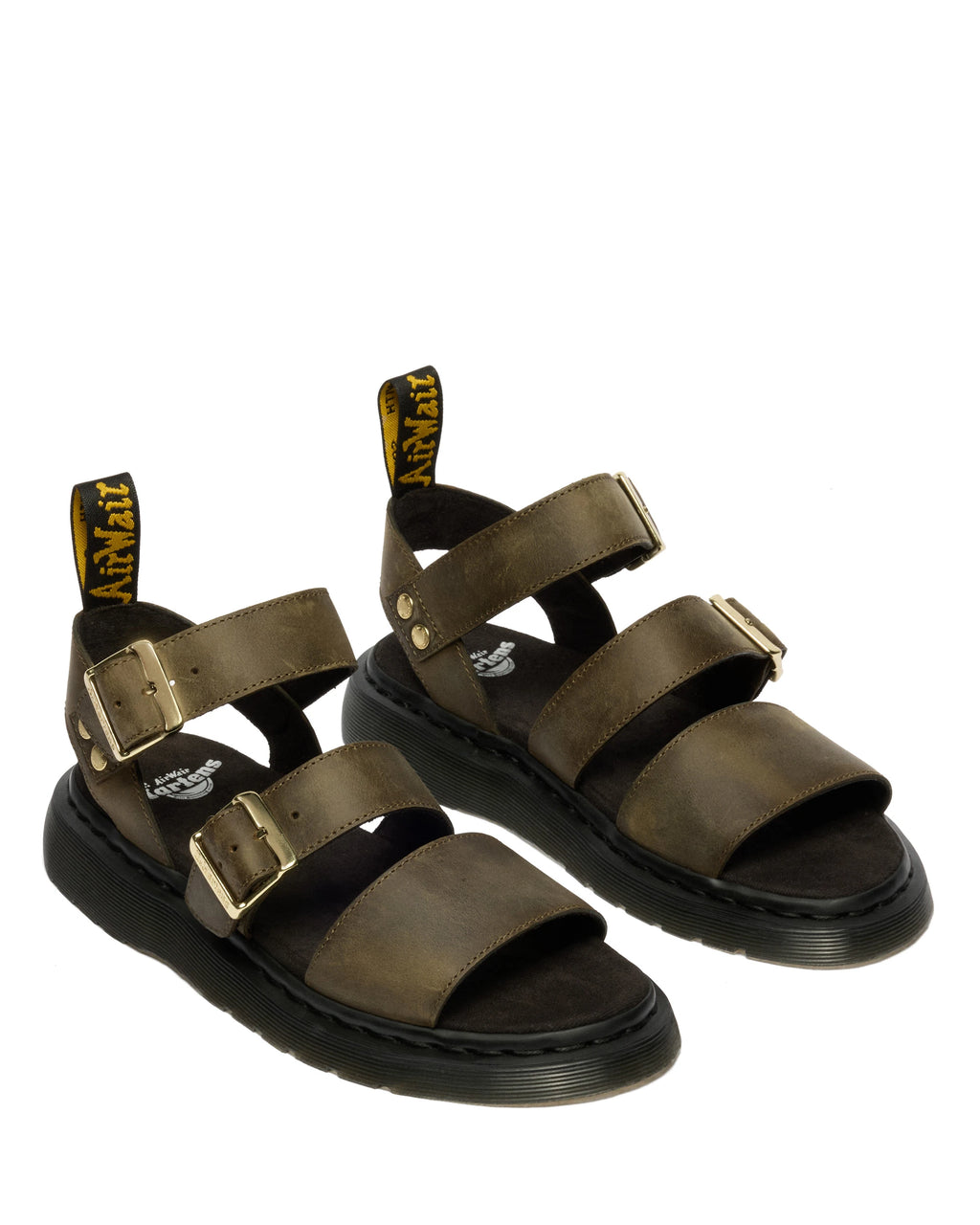 DR. MARTENS | サンダル | レディース | グリフォン ストラップ サンダル | ブラウン
