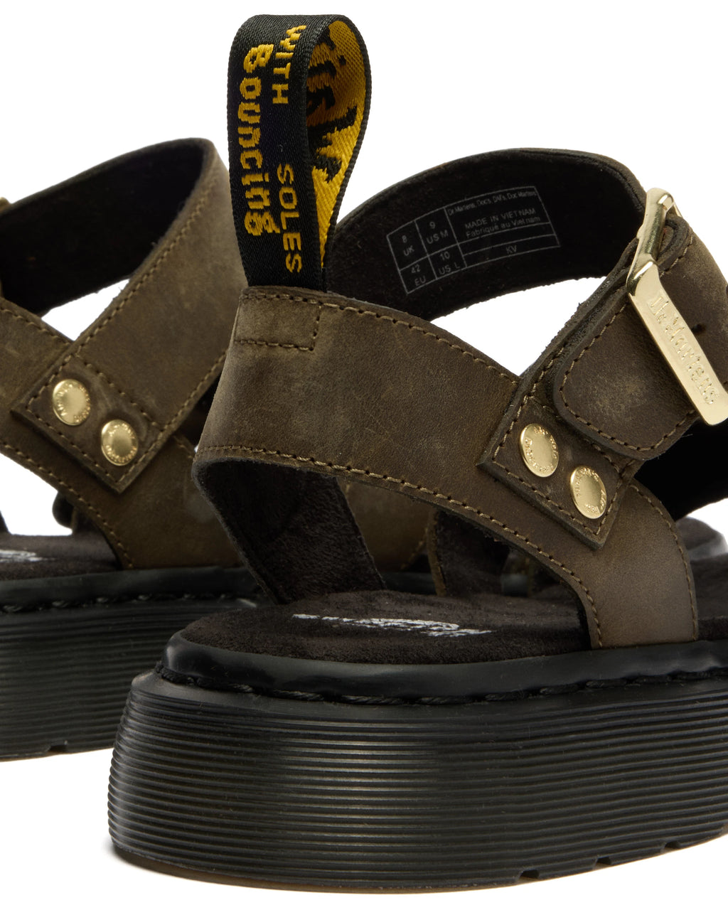 DR. MARTENS | サンダル | レディース | グリフォン ストラップ サンダル | ブラウン
