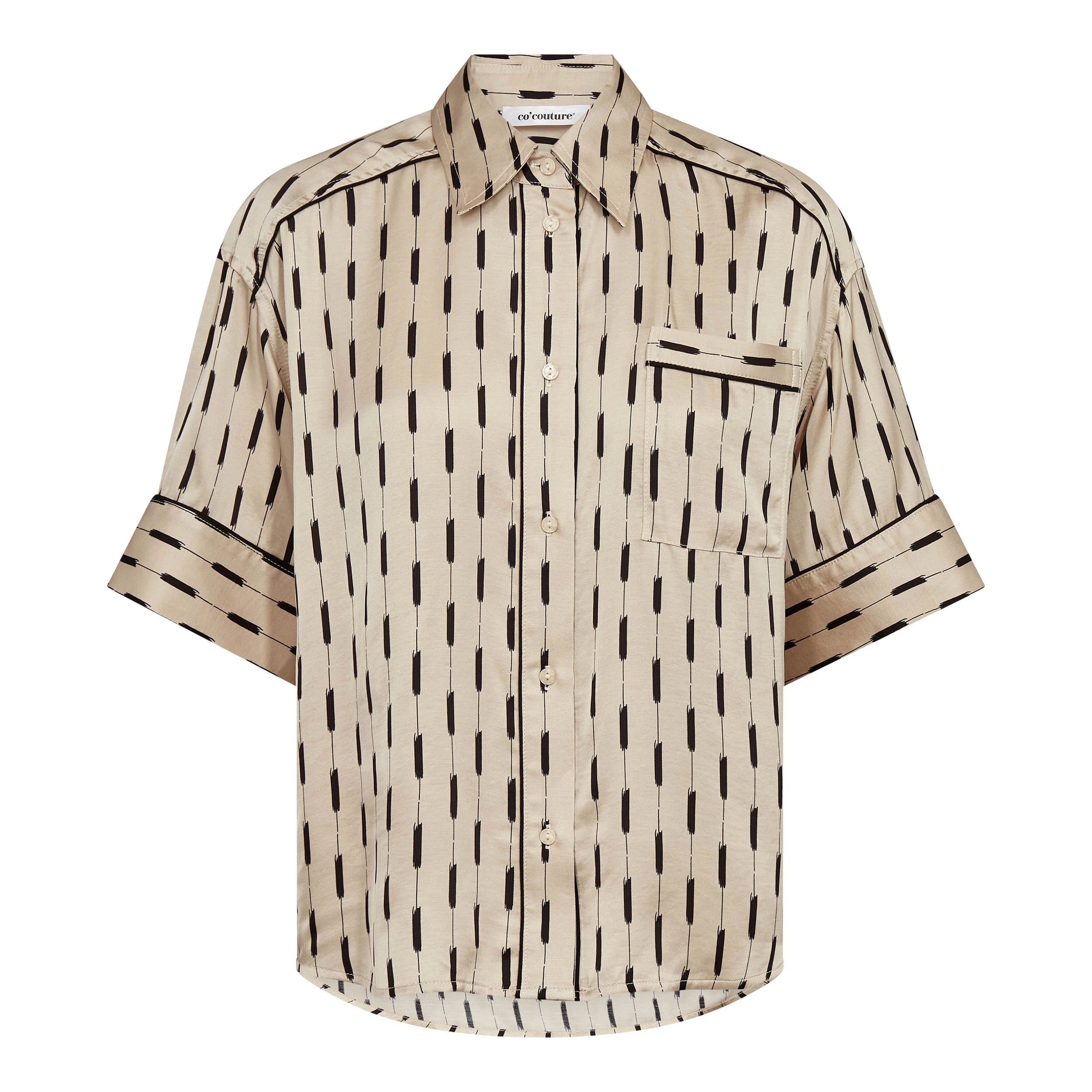 COCOUTURE Solveacc SS Shirt Bisquit: ベージュ camisas レディース