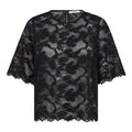 COCOUTURE Lannycc LACE Blouse Black: чорний блуза для жінок