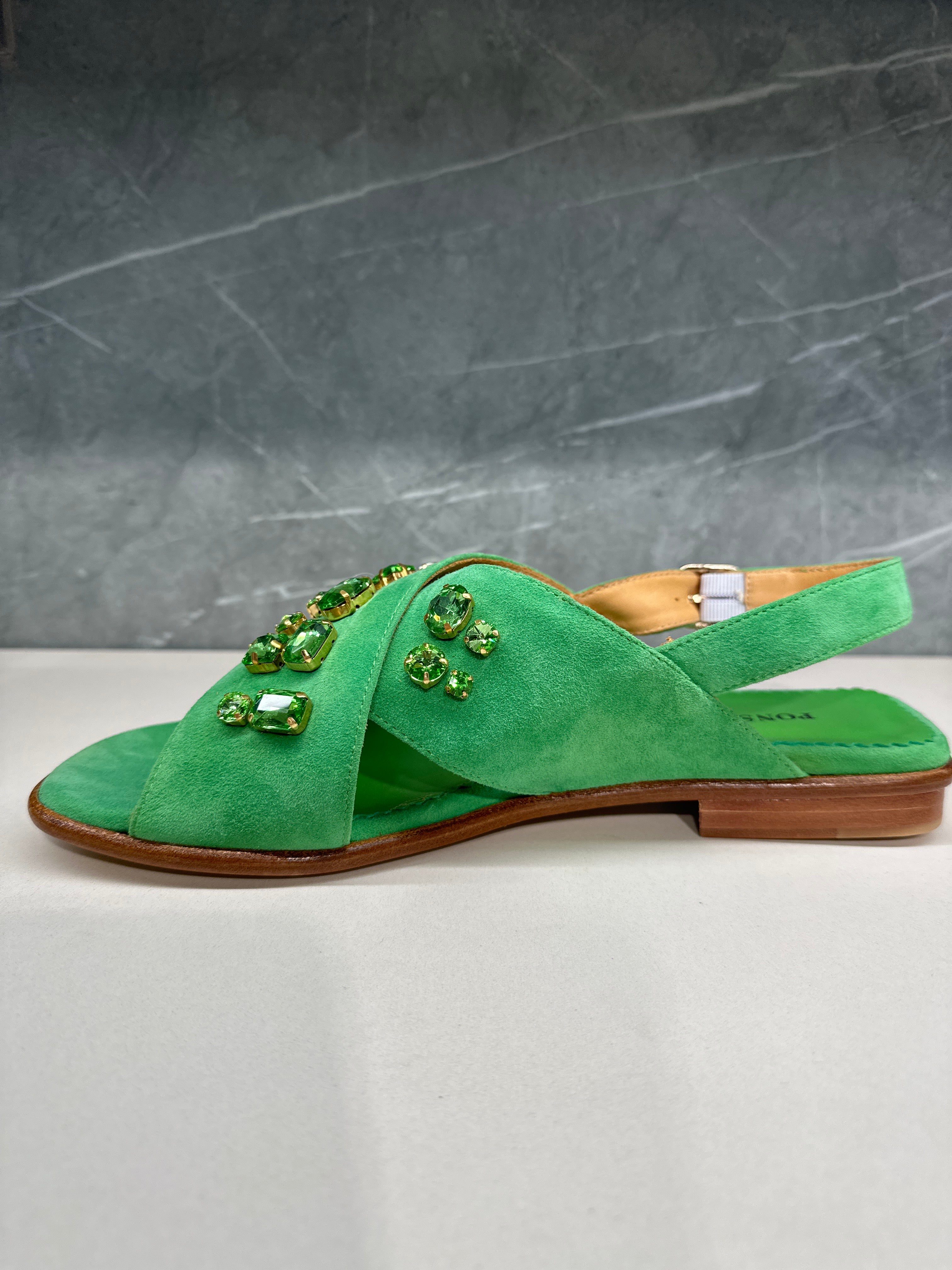 PONS QUINTANA | ЖЕНСКИЕ САНДАЛИИ | TINA KIWI | ЗЕЛЕНЫЙ