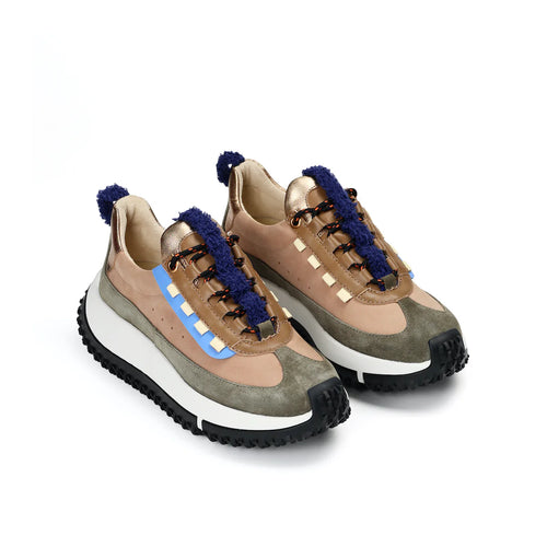 4CCCCEES Kapok Pinto MUD / MUD: ブラウン スニーカー レディース