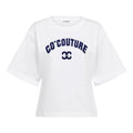 COCOUTURE 43013 Zengacc TEE O-neck White - BLUE: белый футболка для женщин