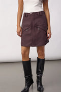 COCOUTURE Lunacc MINI Bison: marron jupe pour femme