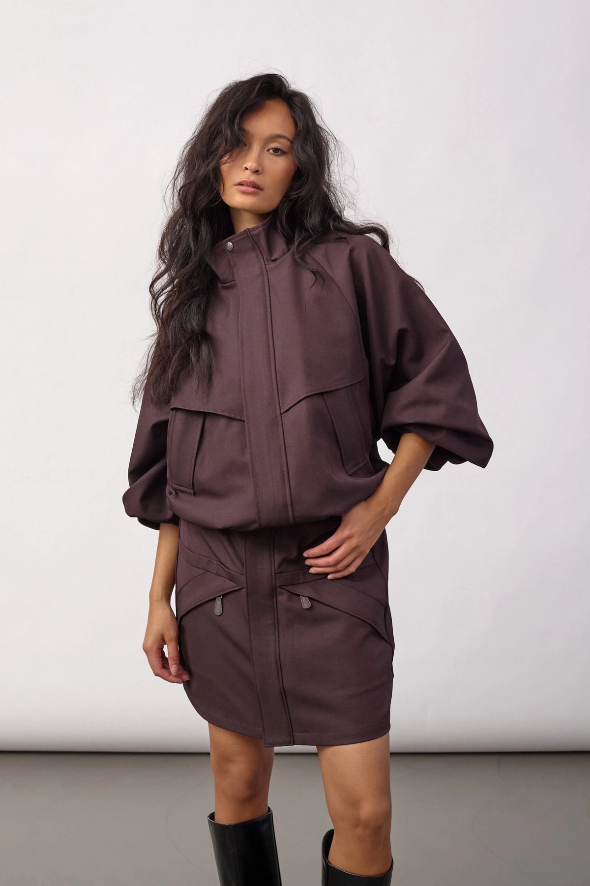 COCOUTURE Lunacc Bison: marrone giacca da donna