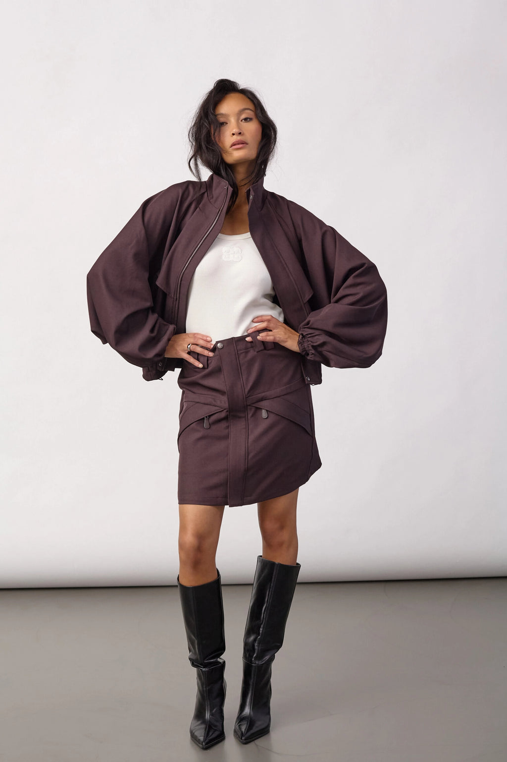 COCOUTURE Lunacc Bison: marrone giacca da donna