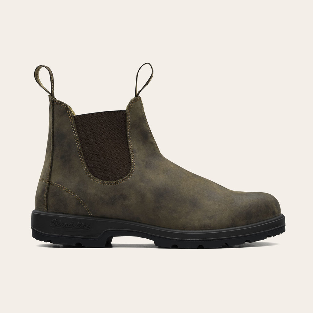BLUNDSTONE | BOTAS CHELSEA | UNISEX | 585 RUSTIC BROWN LEATHER | MARRÓN