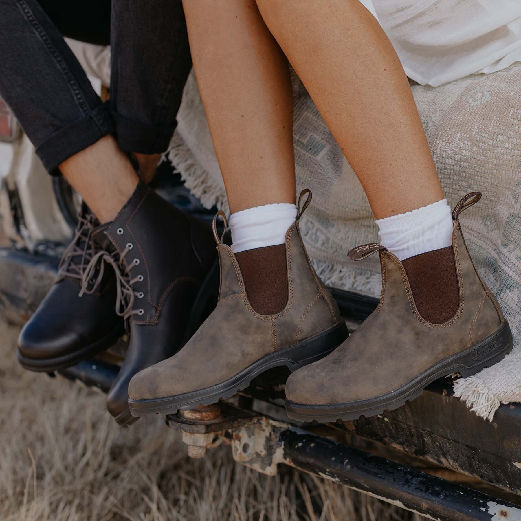 Blundstone Chelsea Boots Model Iconic Chelsea Boot Brown Rustic