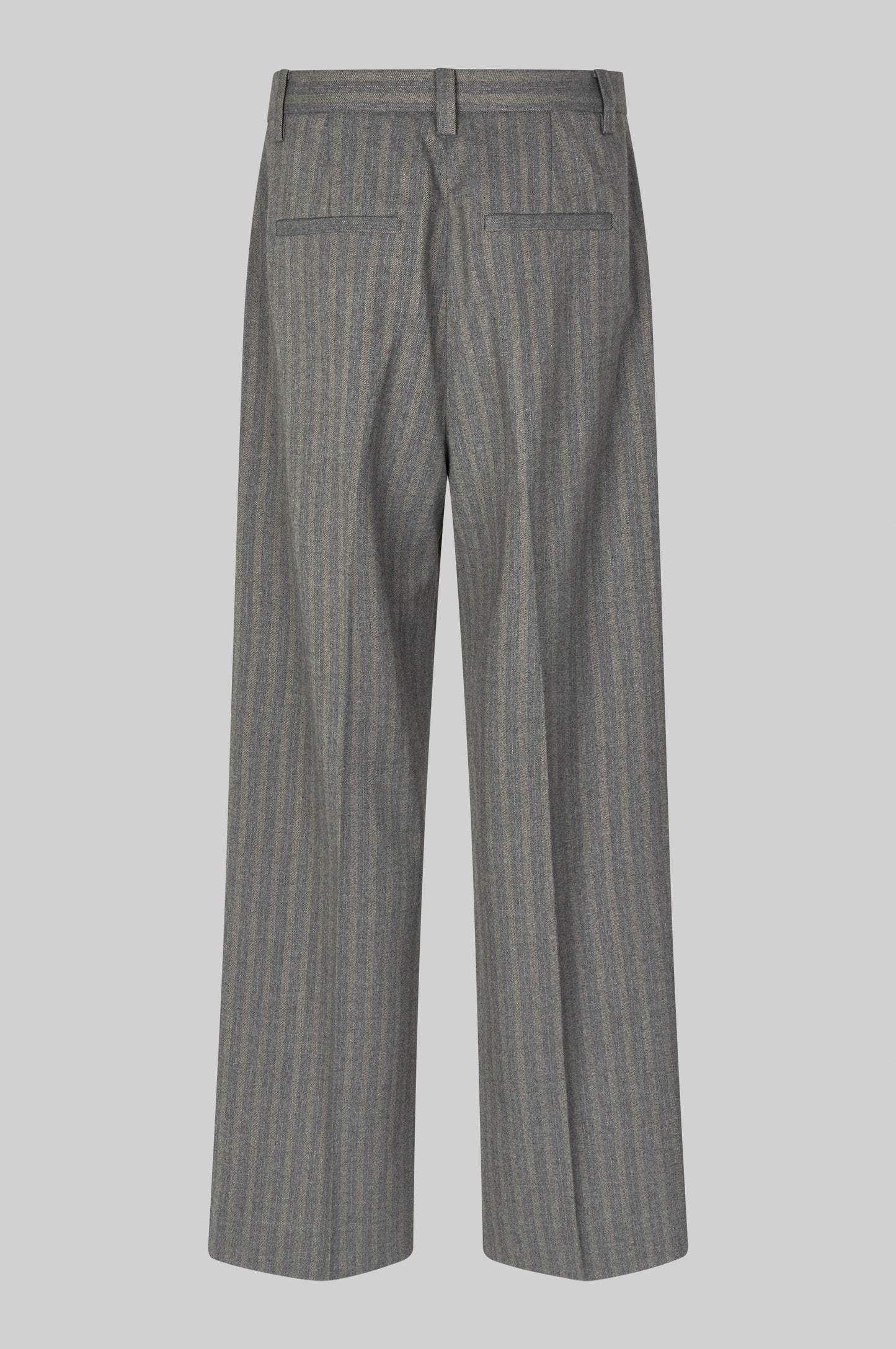 SECOND FEMALE | WOMEN'S PANTS | HOLLANDA TROUSERS DARK GREY MELANGE | GREY