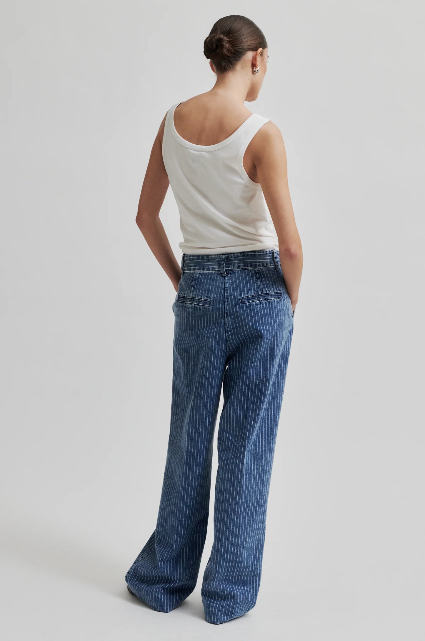 SECOND FEMALE | PANTALONES MUJER | TENNESSEE TROUSERS BLUE DENIM | AZUL