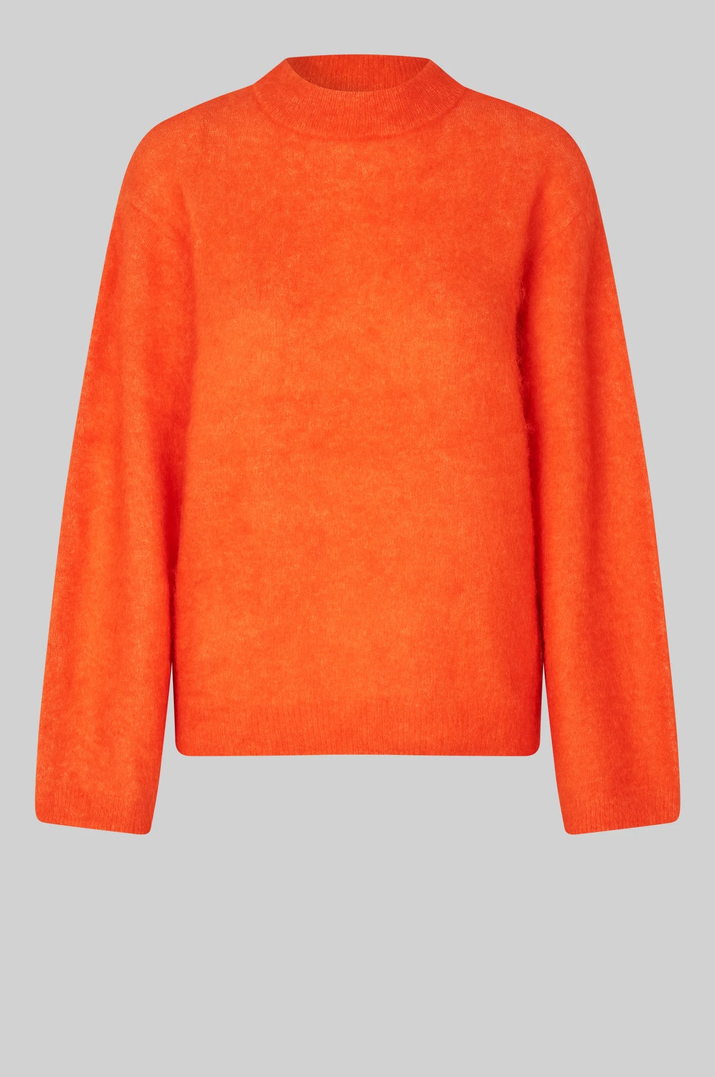 SECOND FEMALE | JERSEYS MUJER | ANNELEEN KNIT O-NECK PUREED PUMPKIN | ORANGE