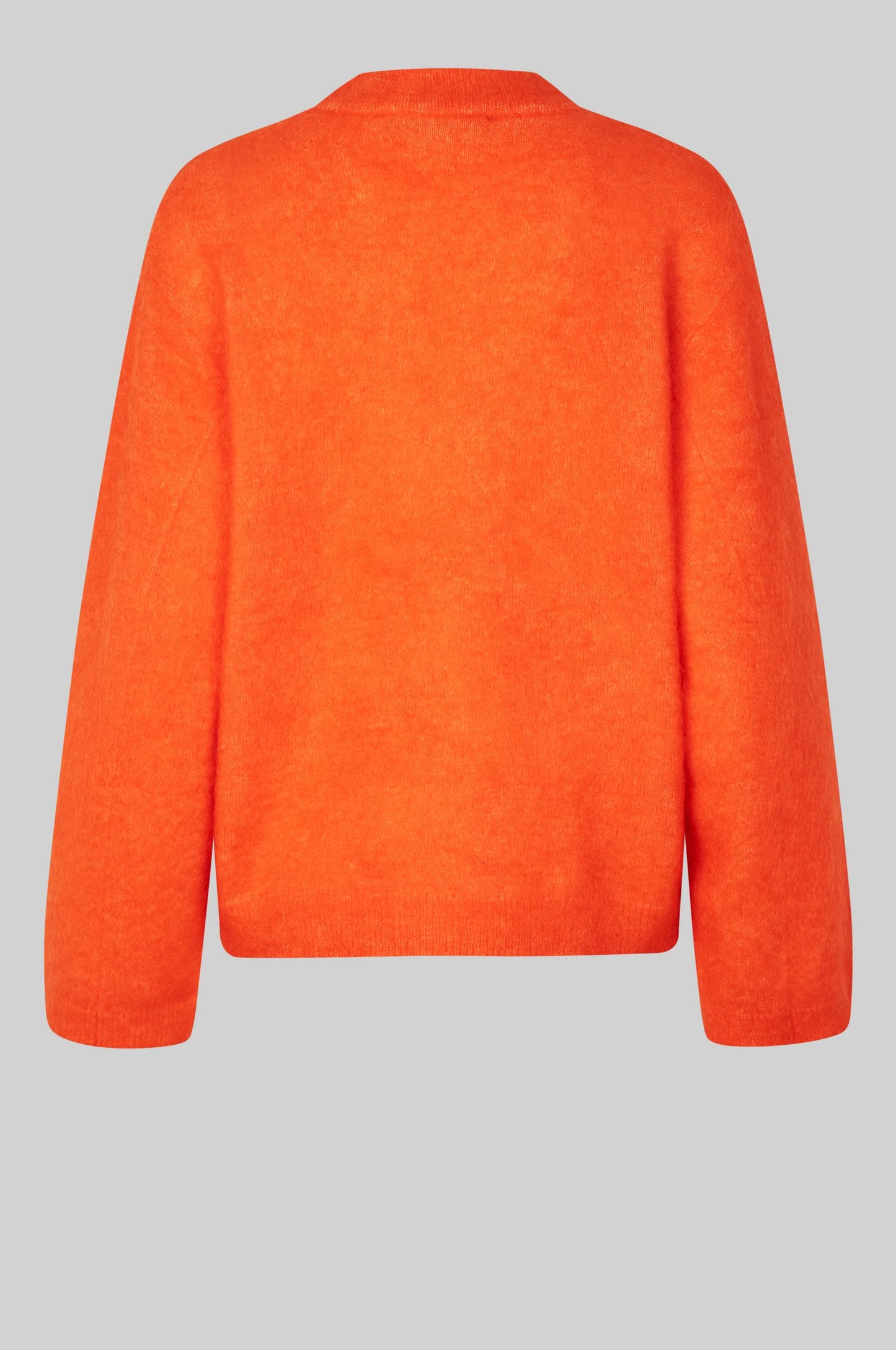 SECOND FEMALE | WOMEN'S SWEATERS | ANNELEEN KNIT O-NECK PUREED PUMPKIN | ORANGE