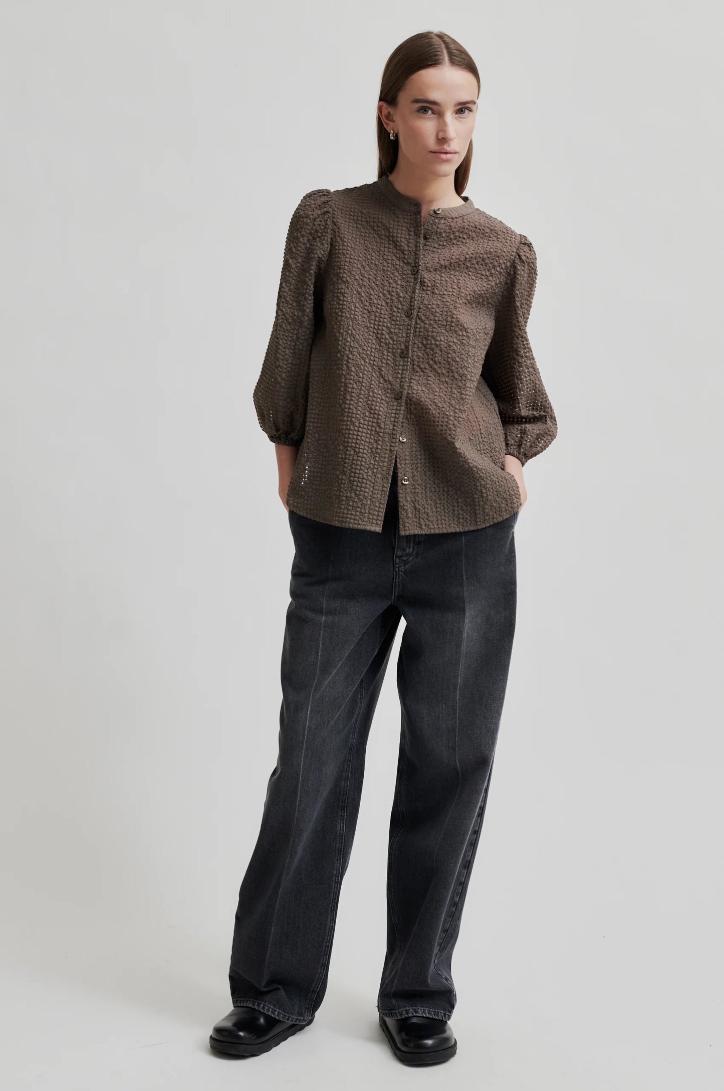 SECOND FEMALE | WOMEN'S BLOUSE | TASCHA KAHKI | KHAKI