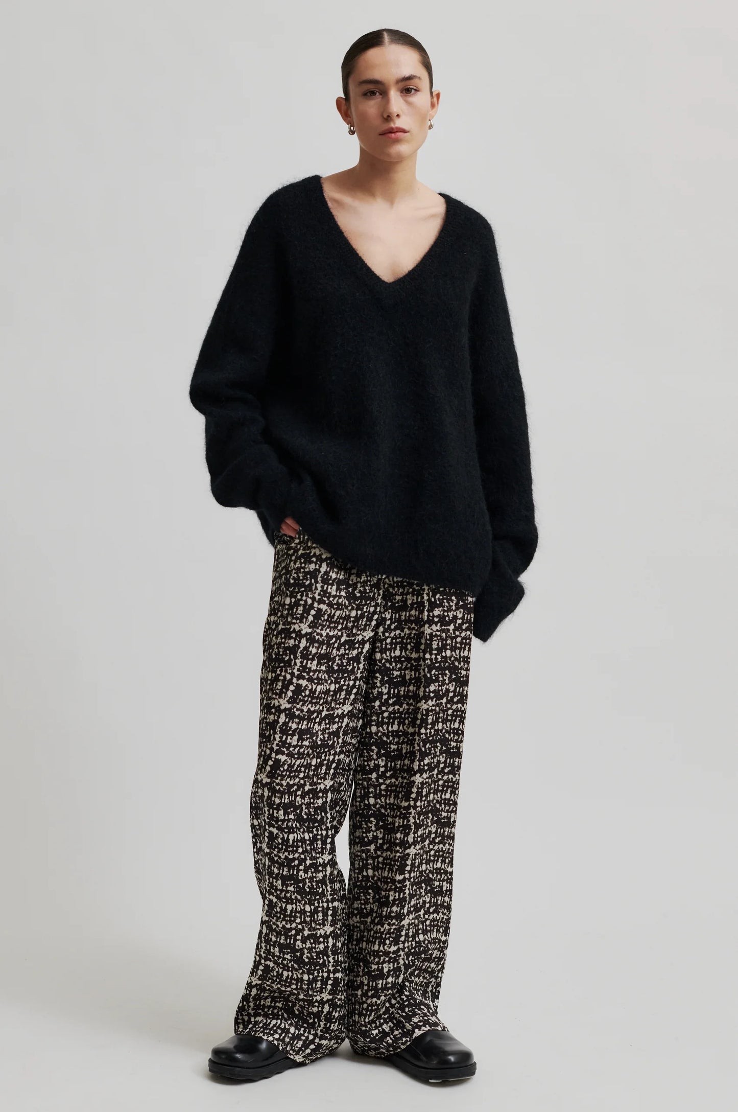 SECOND FEMALE | PANTALONS DONA | GALENA CLASSIC TROUSERS VULCAN | NEGRE