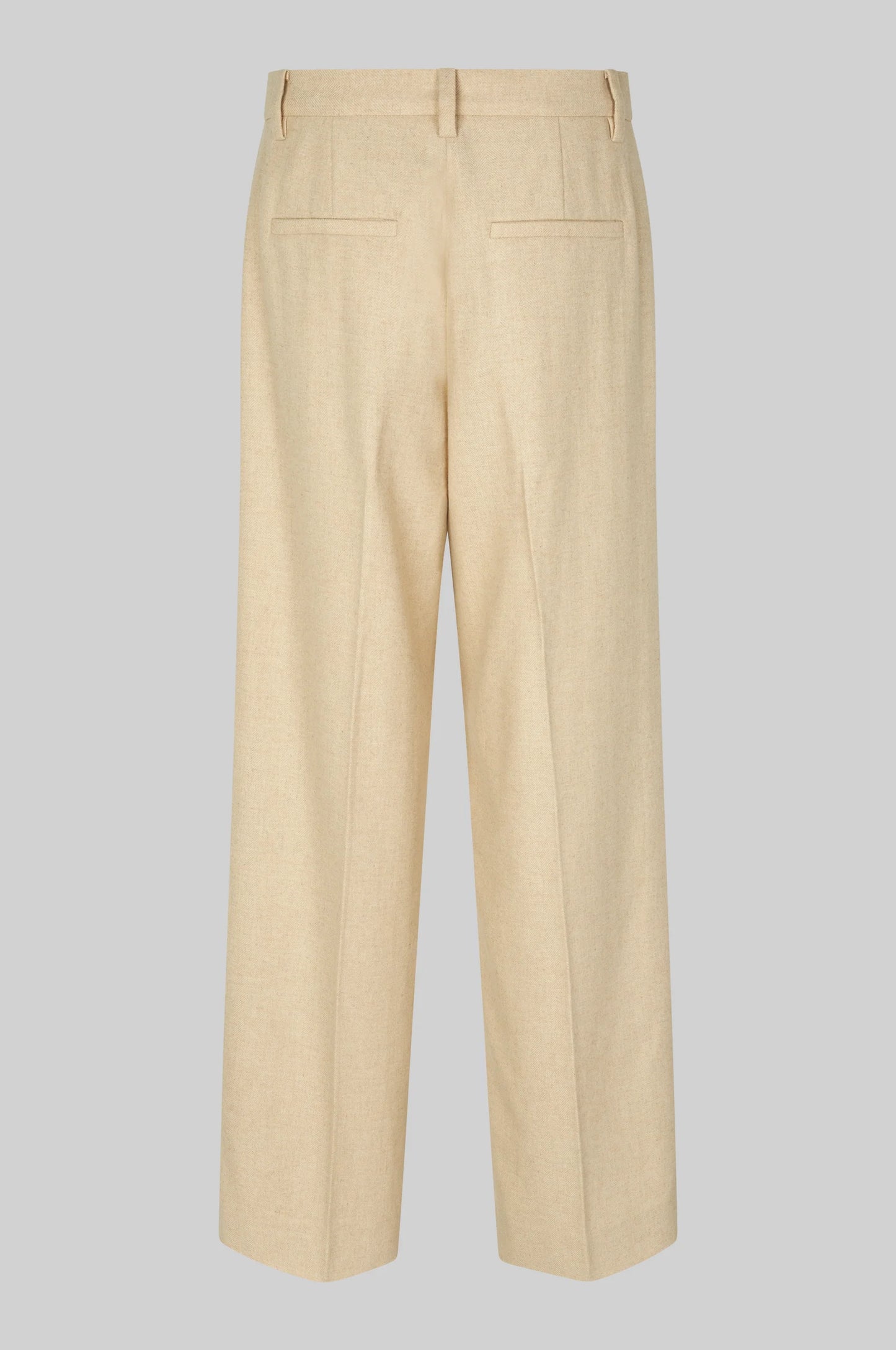 SECOND FEMALE | WOMEN'S PANTS | NAVADA CLASSIC TROUSERS BEIGE MELANGE | BEIGE