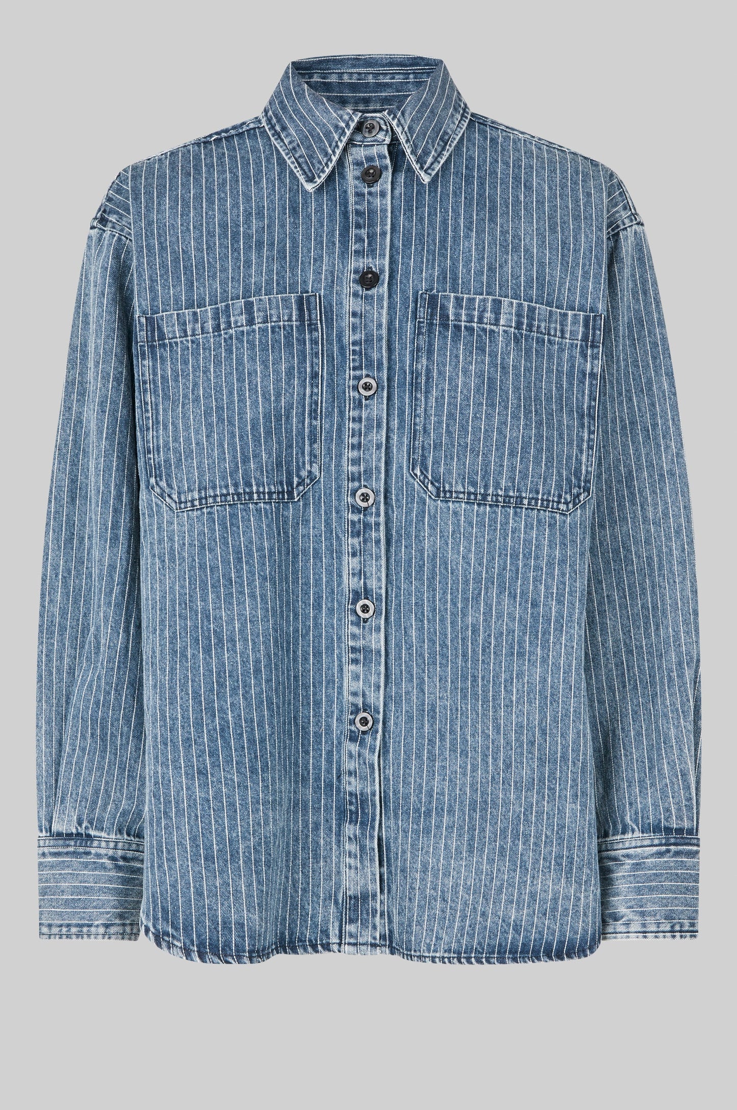 SECOND FEMALE | CAMISA MUJER | TENNESSE CLASSIC SHIRT BLUE DENIM | AZUL