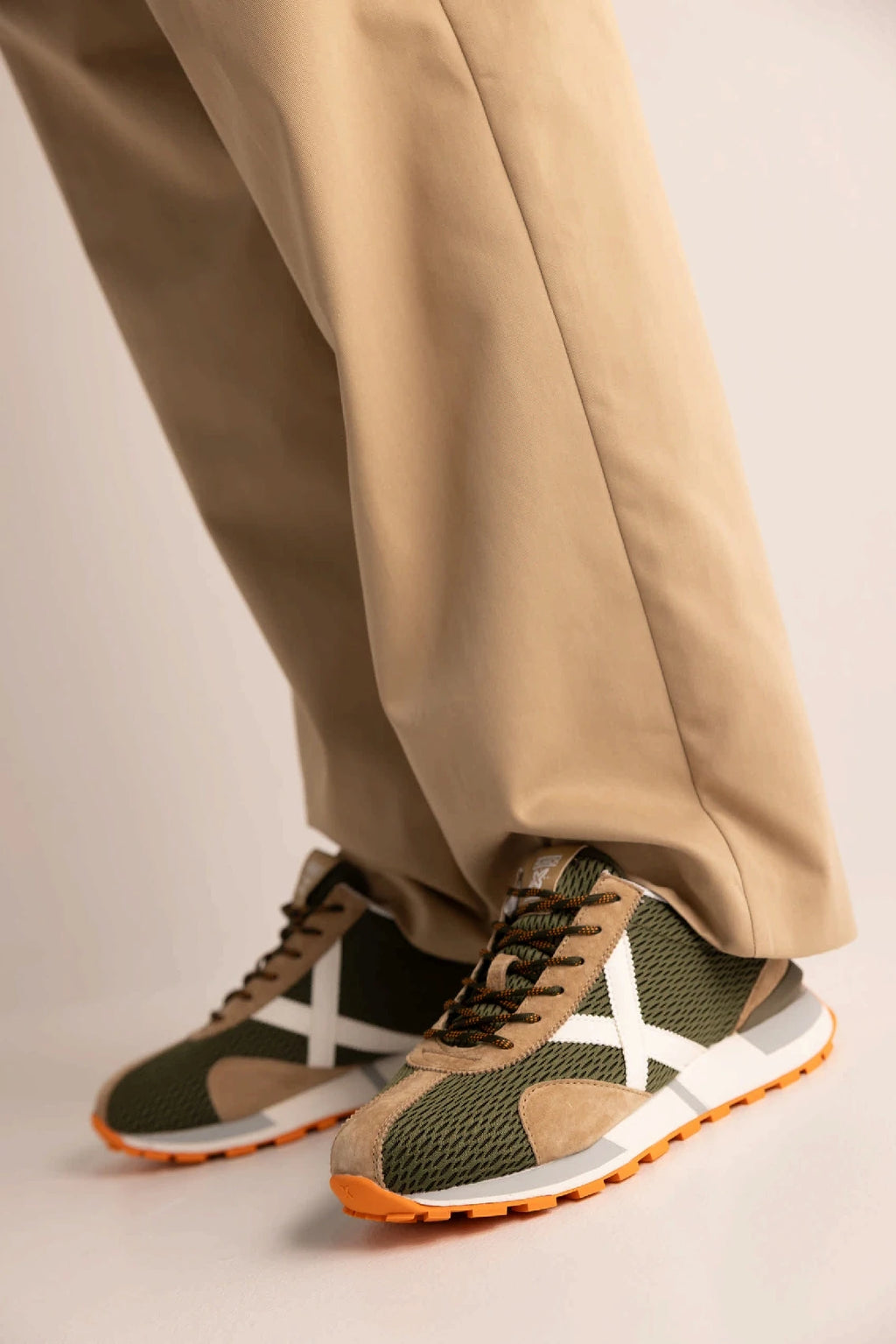 MUNICH Sapporo CLUB 198: vert baskets pour homme