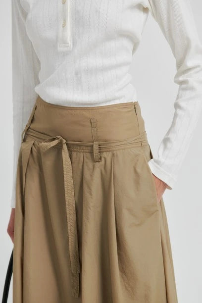 SECOND FEMALE | SKIRT | WOMAN | AMARI SKIRT | BEIGE